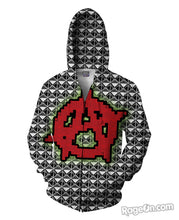 Load image into Gallery viewer, Anarchy Stud Zip-Up Hoodie