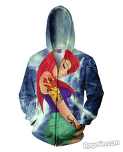 Load image into Gallery viewer, Ariel Zip-Up Hoodie