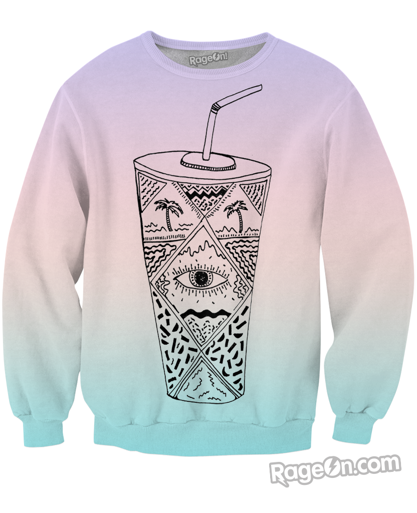 Soda Wavves Crewneck Sweatshirt